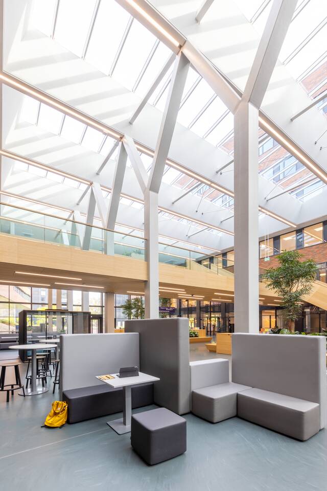 Gispen education project interior view of Hogeschool in Leiden 15A9618