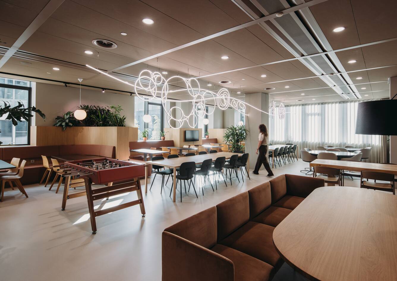 Royal Ahrend office project interior view of Unilever in Rotterdam EB037
