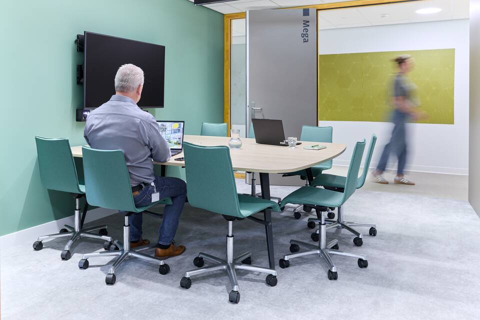 Gispen healthcare project interior view of Radboudumc M850 in Nijmegen DZK0084