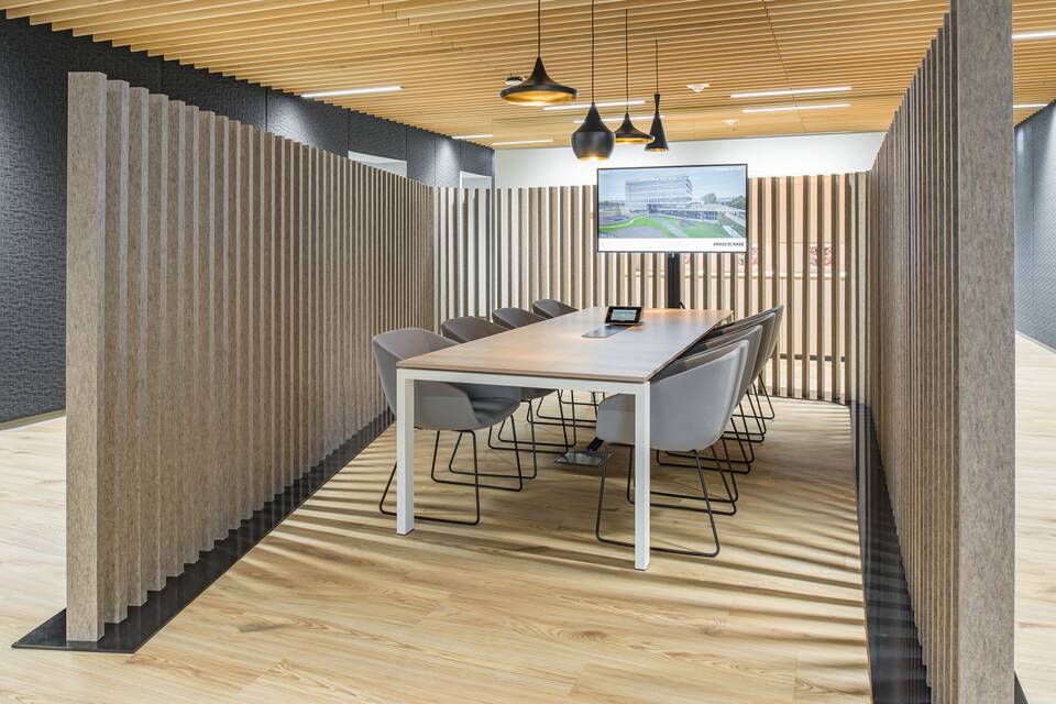 Royal Ahrend office project interior view of Vanderlande in Veghel TVL144