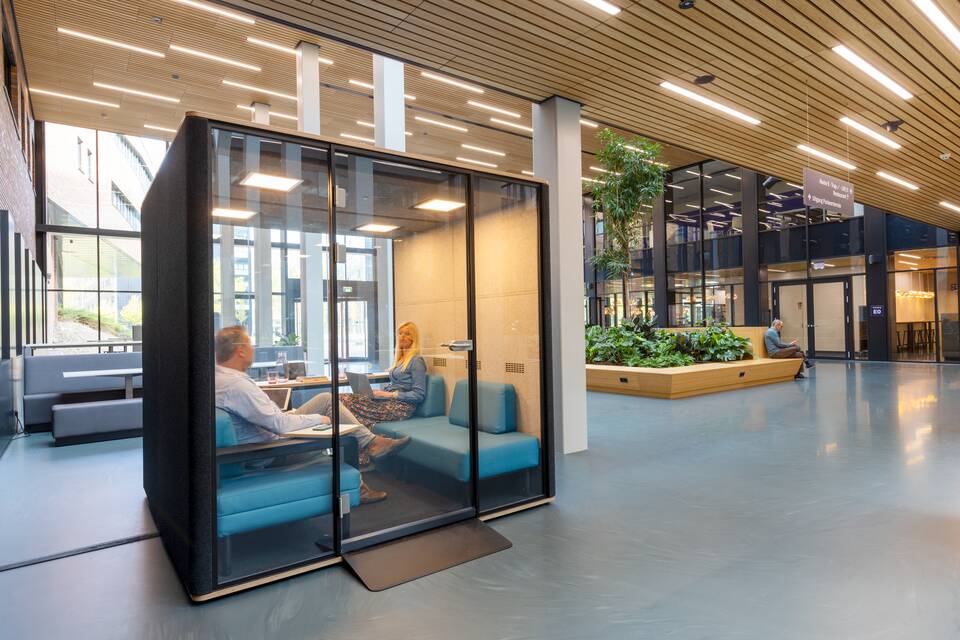 Gispen education project interior view of Hogeschool in Leiden 15A9620