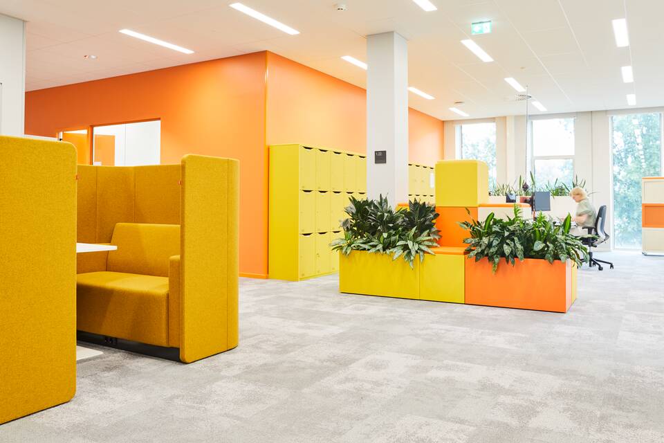 Gispen education project interior view of Fontys in Eindhoven DZK1825