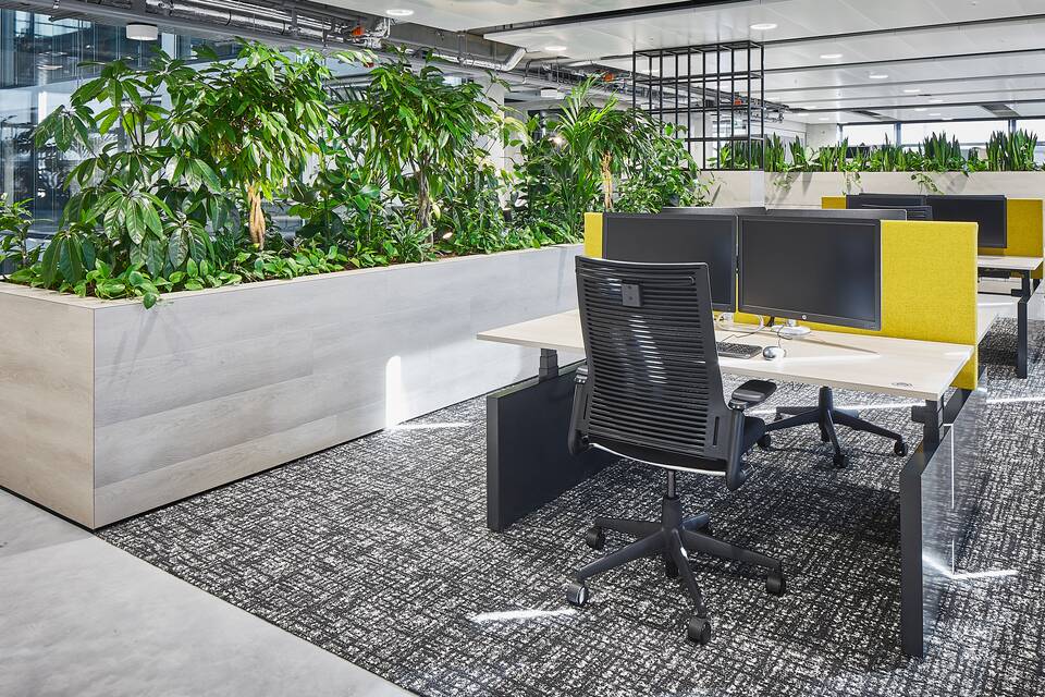 Ahrend office project interior view of BDO in Tilburg SW178