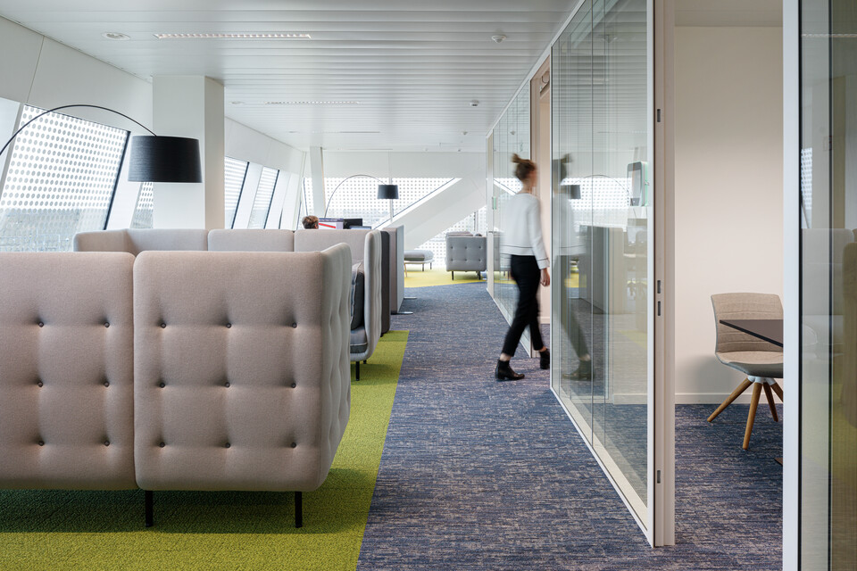 Royal Ahrend office project NMBS in Gent interior view SP16
