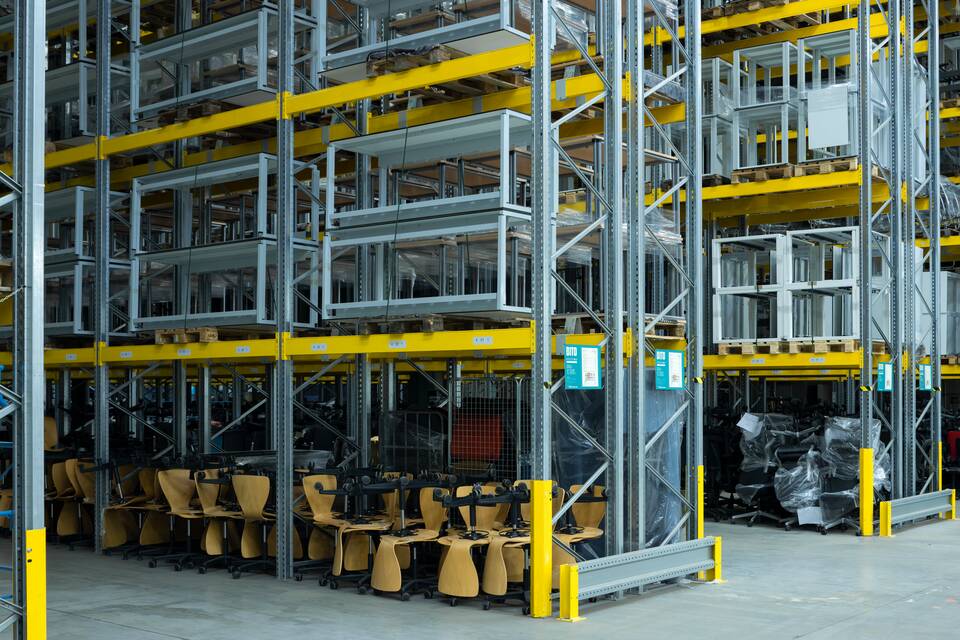 Gispen interior view of Circulair Hub in Veghel SP12