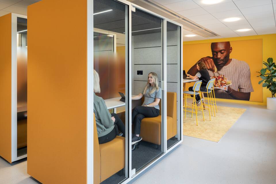 Royal Ahrend office project interior view of Just Eat Takeaway in Enschede SP22