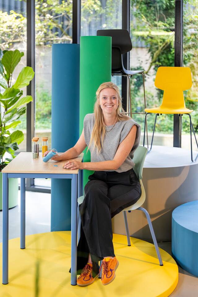 Colour portait of Lisanne Huizing in GIC Culemborg