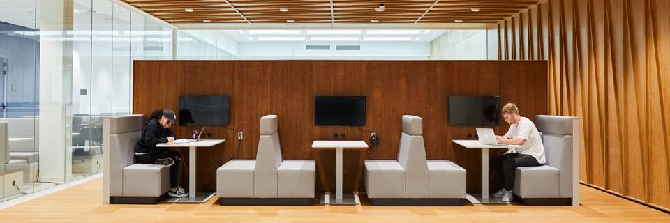 Gispen education project interior view of Fontys in Eindhoven DZK1921