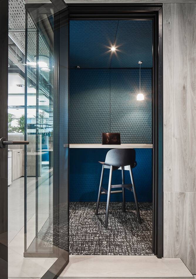 Ahrend office project interior view of BDO in Tilburg SW190