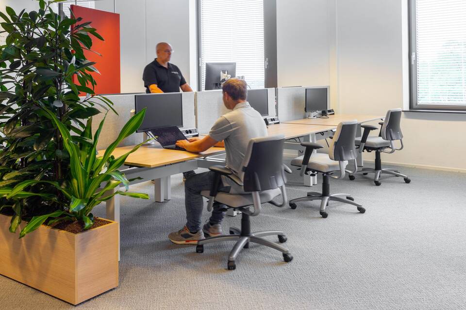 Ahrend Gispen office project interior view of Tennet in Arnhem CVK156