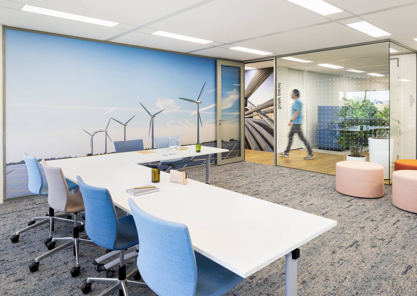 Ahrend office project interior view of Tennet in Arnhem SP10