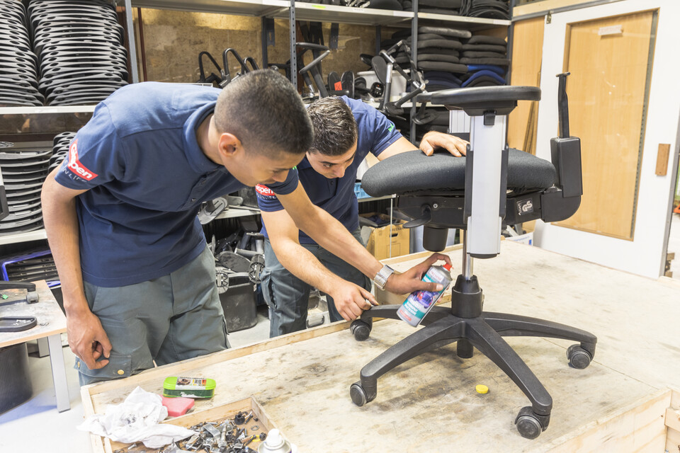 Gispen service refurbishment 00A6662