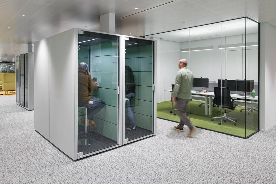 Royal Ahrend healthcare project interior view of Maastricht University Medical Centre+ in Maastricht SP02