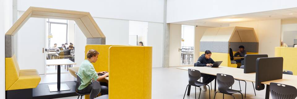 Gispen education project interior view of ROC Mondrian in The Hague DZK10732