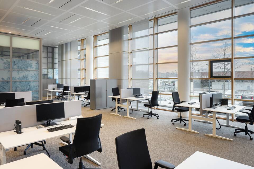 Ahrend healthcare project interior view of Zuyderland Medisch Centrum in Geleen SP10