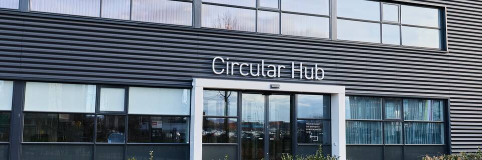 Royal Ahrend exterior view of Circular Hub in Veghel DZK0091