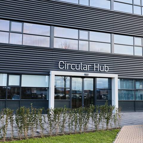 Royal Ahrend exterior view of Circular Hub in Veghel DZK0091