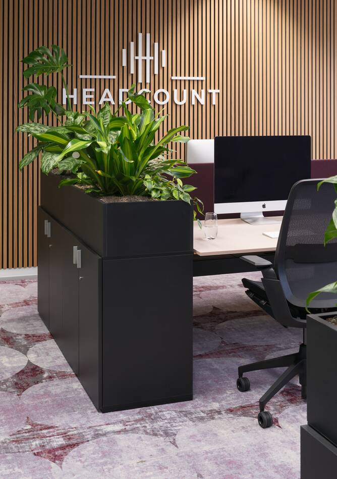 Royal Ahrend office project interior view of Headcount in Amsterdam SP08