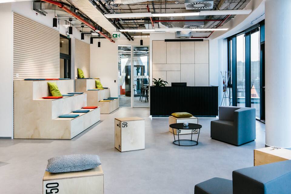 Royal Ahrend office project interior view of New Green Offices in Prague 085656