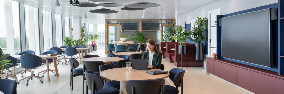 Royal Ahrend office project interior view of Tower Ten in Amsterdam SP01