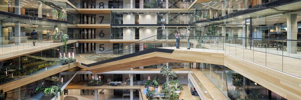 Royal Ahrend office project interior view of Booking headquarters in Amsterdam SP13