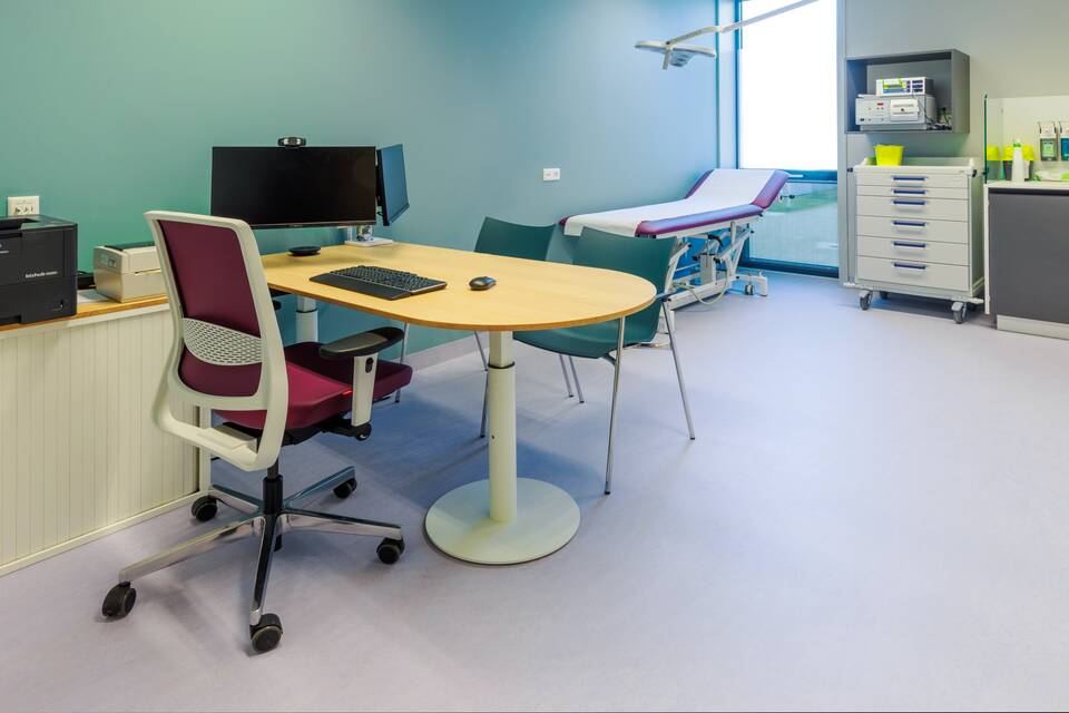 Gispen healthcare project interior view of Rijnstate in Elst 15A1815