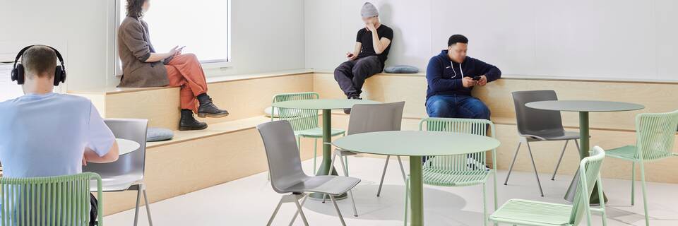 Gispen education project interior view of Alfa College in Groningen DZK25870