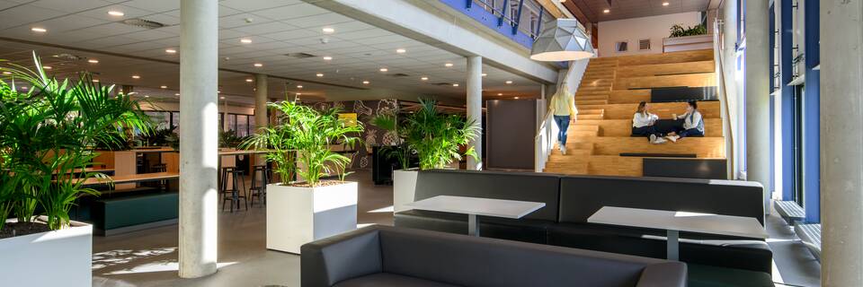 Gispen education project interrior view of University of Applied Sciences Leiden in Leiden MB02