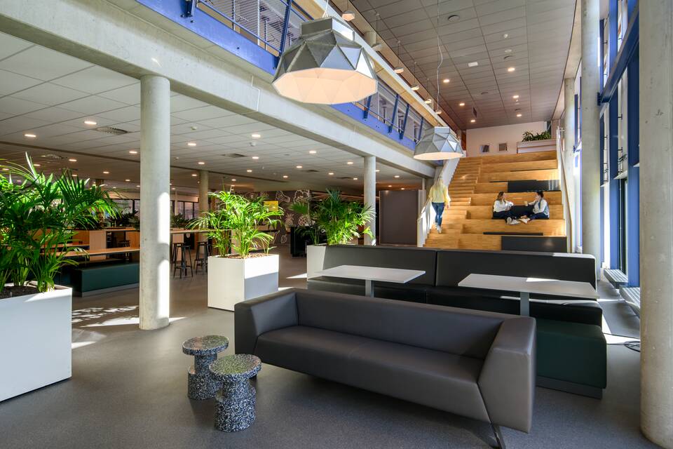 Gispen education project interrior view of University of Applied Sciences Leiden in Leiden MB02