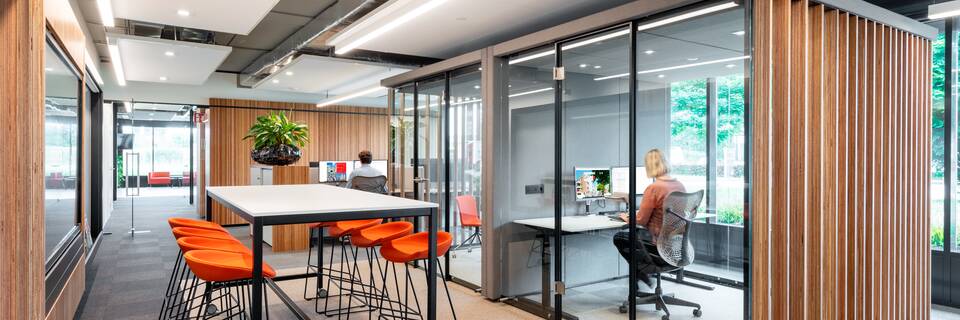 Gispen office project interior view of Rutges in De Meern 15A7649