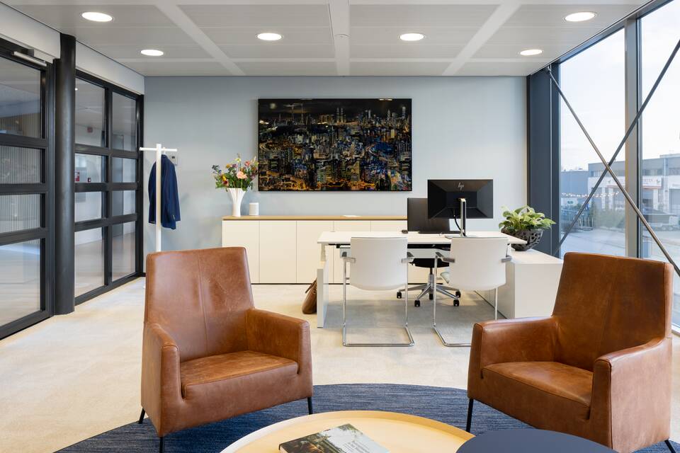Royal Ahrend office project interior view of Venéco DB+ in Wateringen SP06