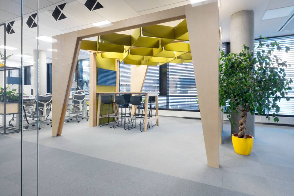 Royal Ahrend fit out project interior view of Productboard in Prague RA1477