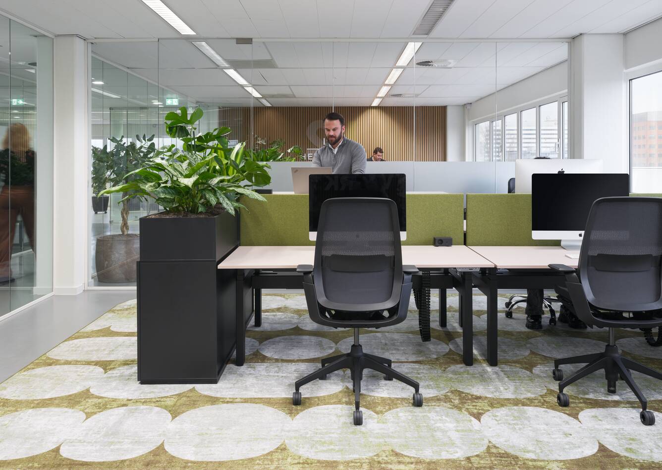 Royal Ahrend office project interior view of Headcount in Amsterdam SP12