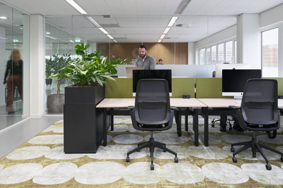 Royal Ahrend office project interior view of Headcount in Amsterdam SP12