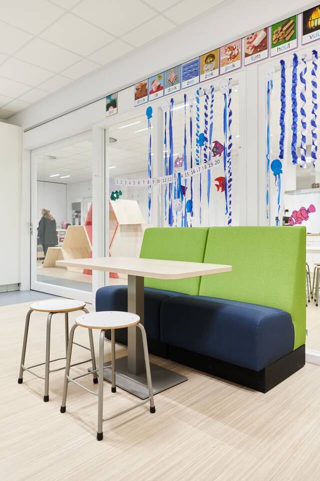 Gispen education project interior view of primary school OBS de Meent in Schildwolde 011