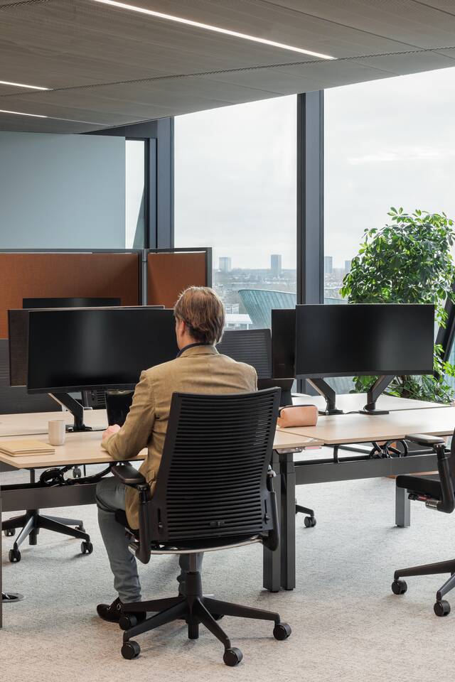 Royal Ahrend office project interior view of Booking headquarters in Amsterdam SP08