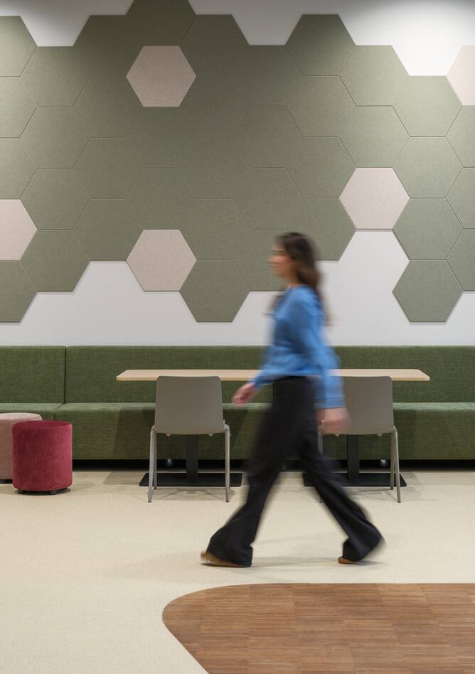 Royal Ahrend education project interior view of  Avans university of applied sciences in s Hertogenbosch SP06