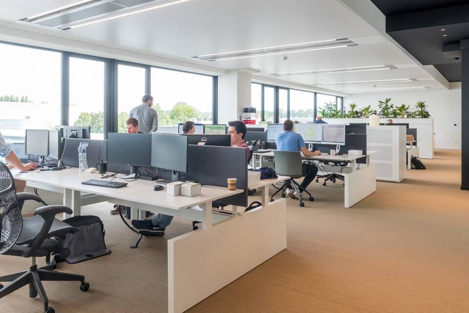 Royal Ahrend office project interior view of EEG in Gullegem SC0090