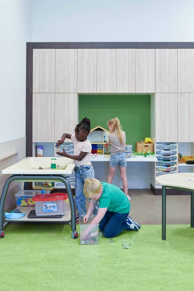 Gispen education project interior view of BS de Verbinding in Ureterp RZ12