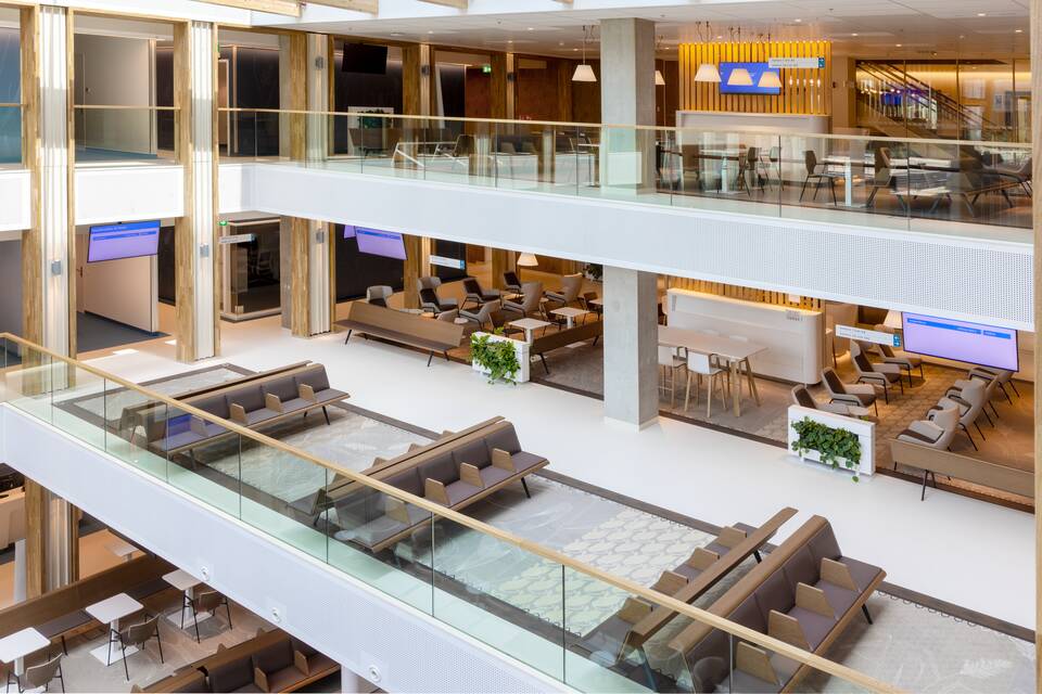 Gispen healthcare project interior view of Radboud UMC in Nijmegen 15A7418