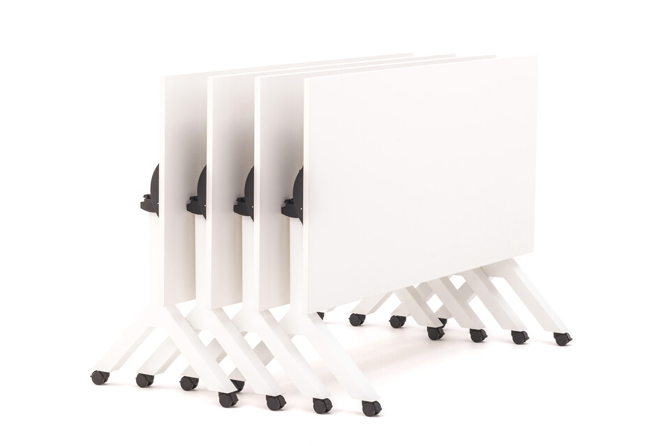 Gispen Dukdalf folding tables folded