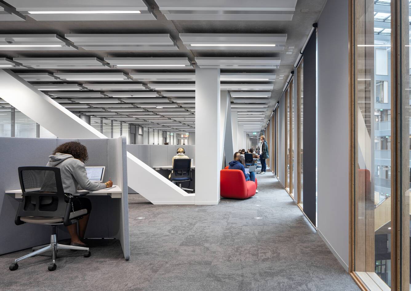Ahrend education project interior view of Vrije Universtiteit Amsterdam in Amsterdam 07