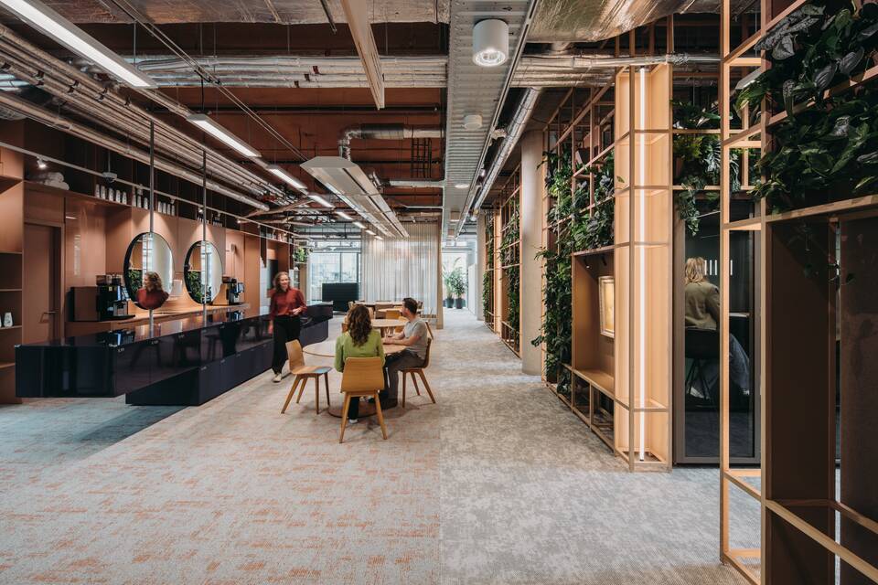 Royal Ahrend office project interior view of Unilever in Rotterdam EB103
