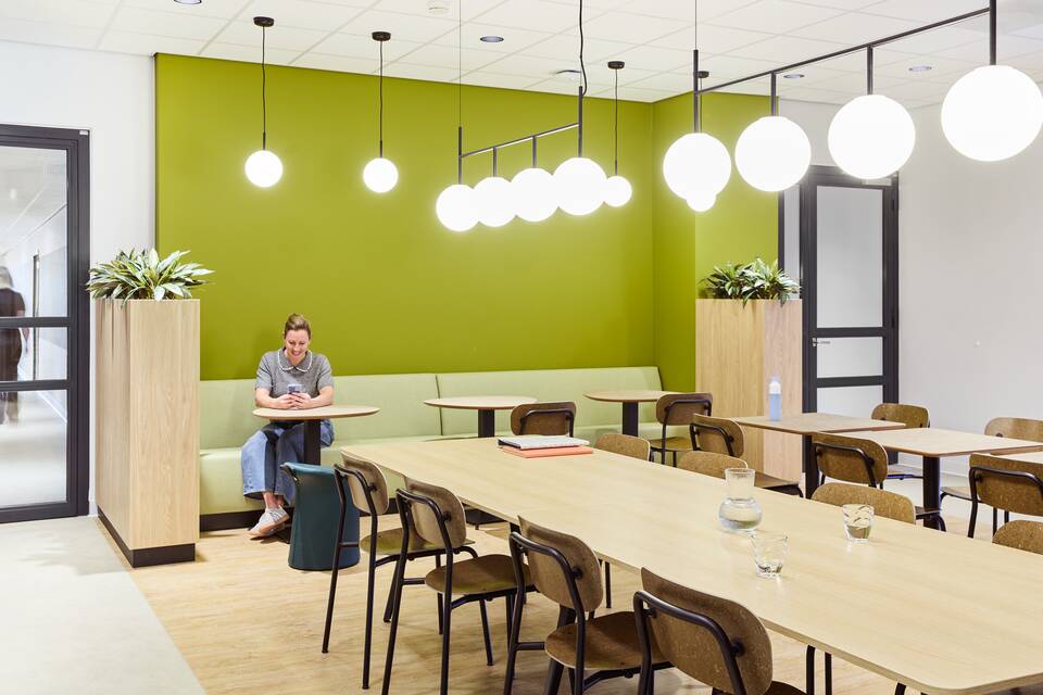 Gispen healthcare project interior view of Radboudumc M850 in Nijmegen DZK0116