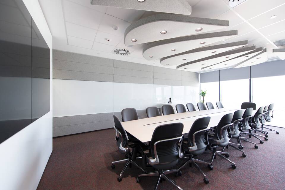 Royal Ahrend office project interior view of Huawei in Bucharest LV043