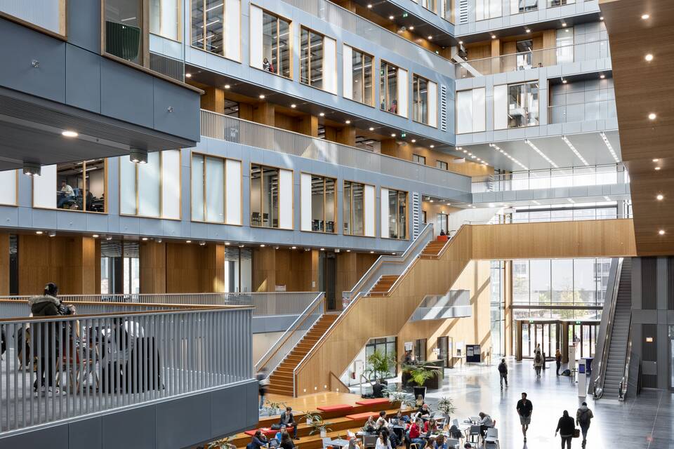 Ahrend education project interior view of Vrije Universtiteit Amsterdam in Amsterdam 14