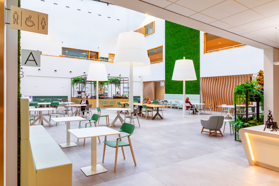 Gispen healthcare project interior view of Reinier Haga Orthopedisch centrum in Zoetermeer 00A9448