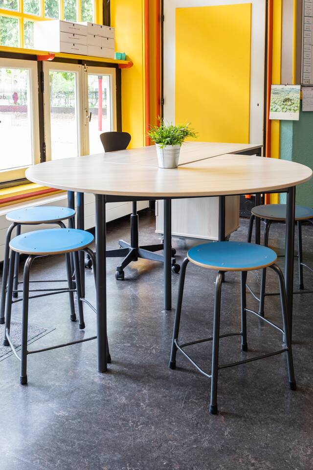 Gispen education project interior view of primary school De Wilgetoren in Hilversum CB2A0710