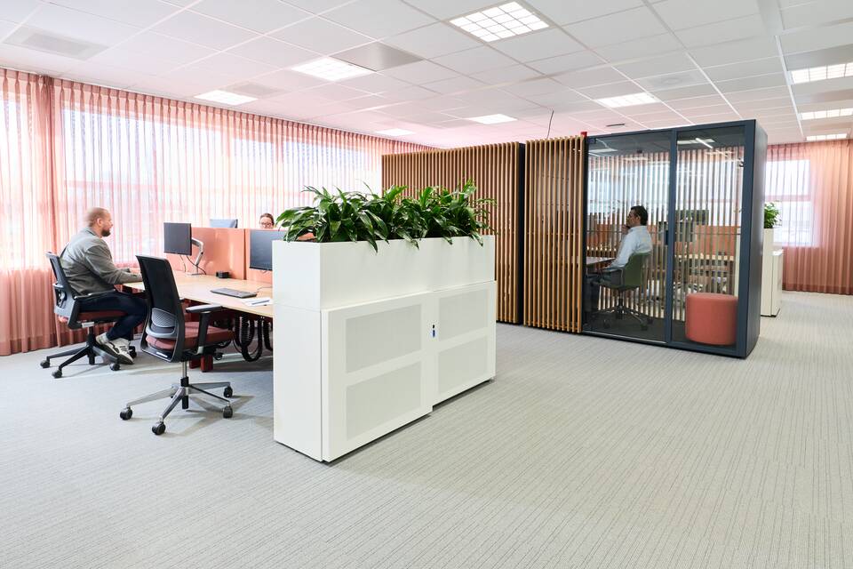 Royal Ahrend interior view of Circular Hub in Veghel DZK29642