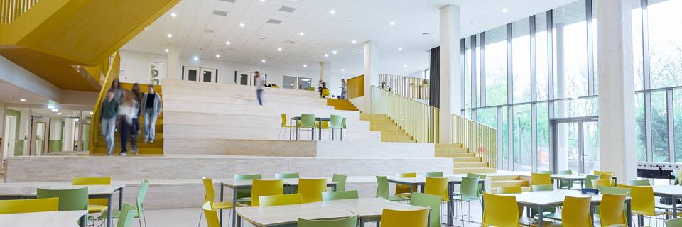 Gispen education project interior view of Lassus Campus in Zwolle DZK25208